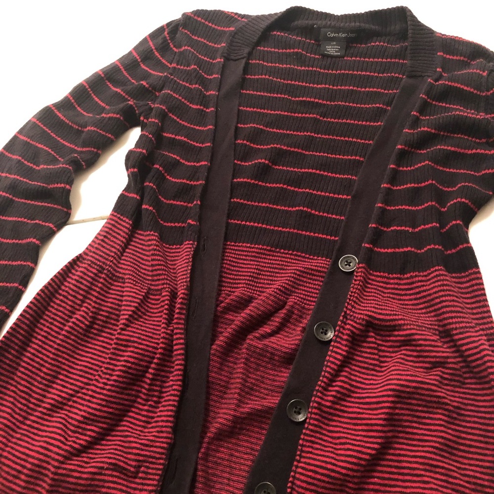 Black & Red Cardigan